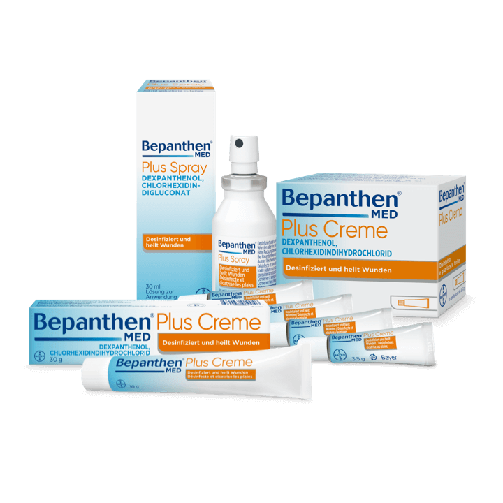Bepanthen® MED Plus Creme and Bepanthen® MED Plus Spray