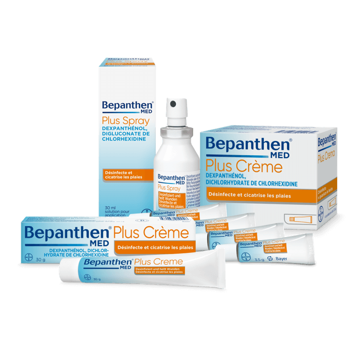Bepanthen® MED Plus Crème et Bepanthen® MED Plus Spray