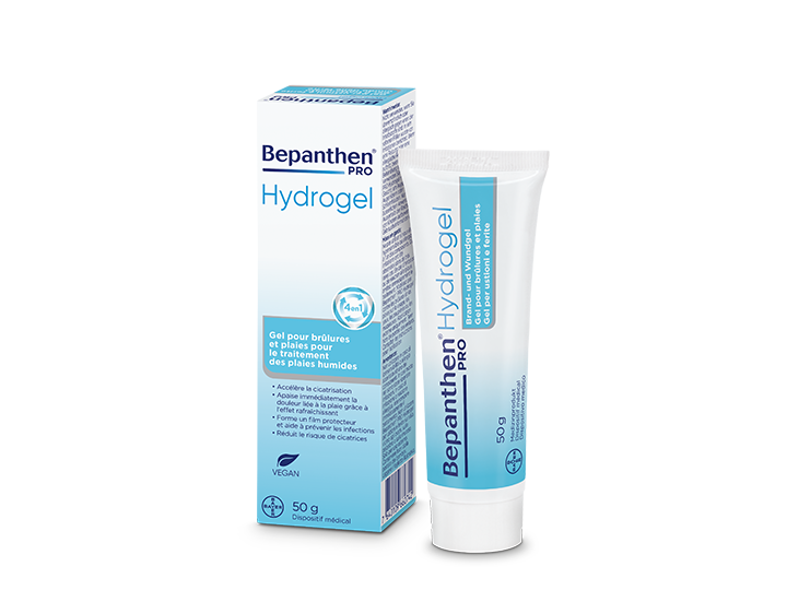 Bepanthen® PRO Hydrogel pour les brûlures légères et autres petites plaies