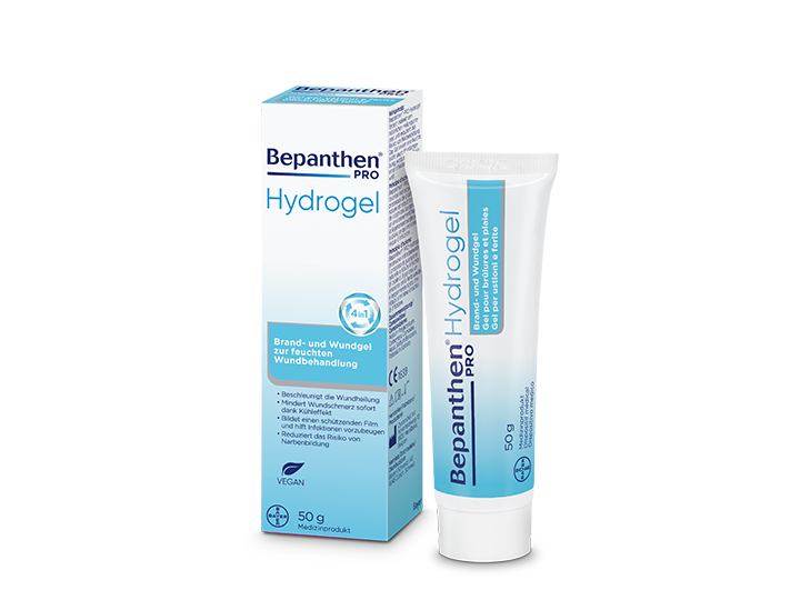 Bepanthen® PRO Hydrogel bei leichten Verbrennungen und anderen kleinen Wunden