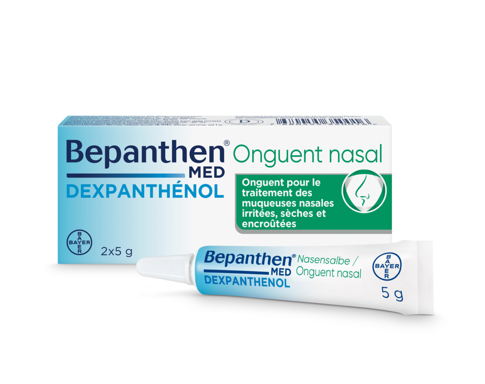 Muqueuse nasale sèche ? | Bepanthen® Onguent nasal