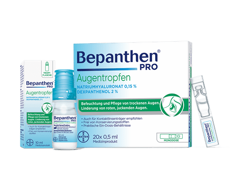 Bepanthen PRO Augentropfen für trockene und gereizte Augen