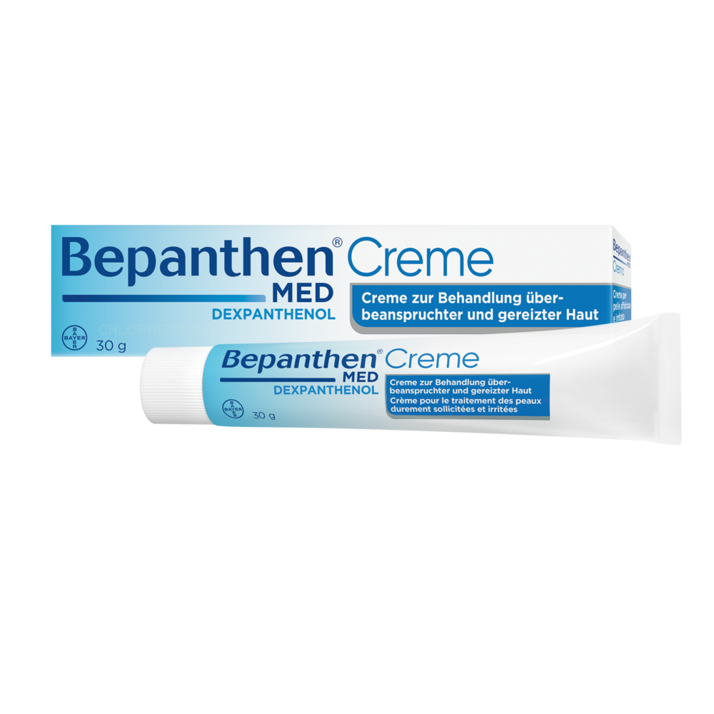 Bepanthen® MED Creme: Behandlung von trocken-rissigen und rauen Hautstellen