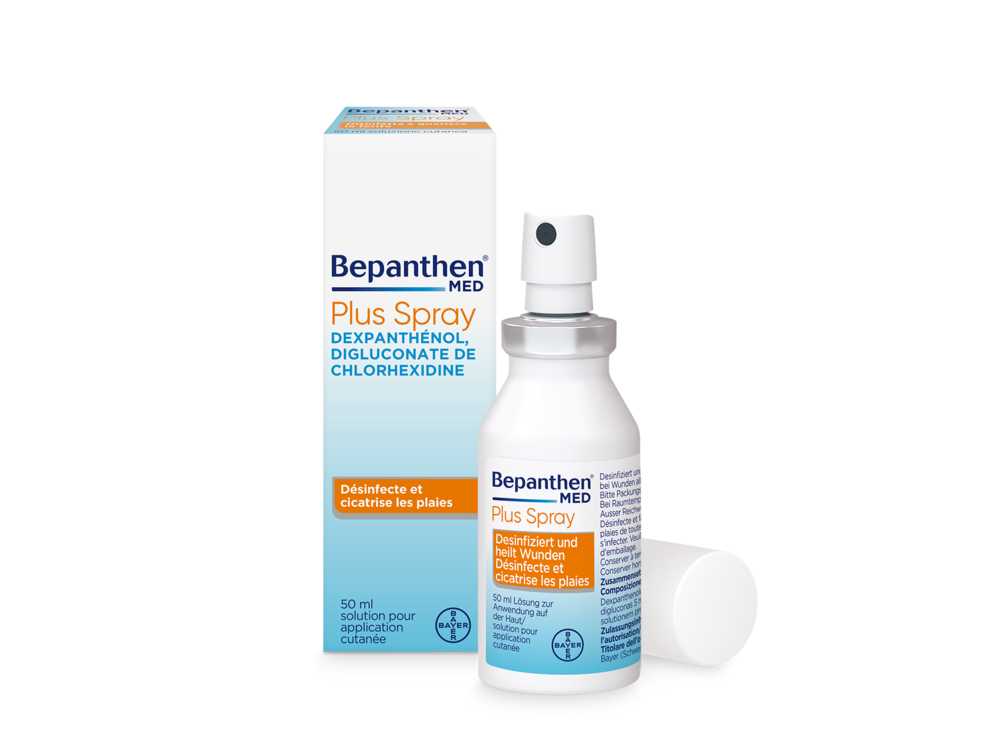 Bepanthen® MED Plus Spray: traitement des plaies